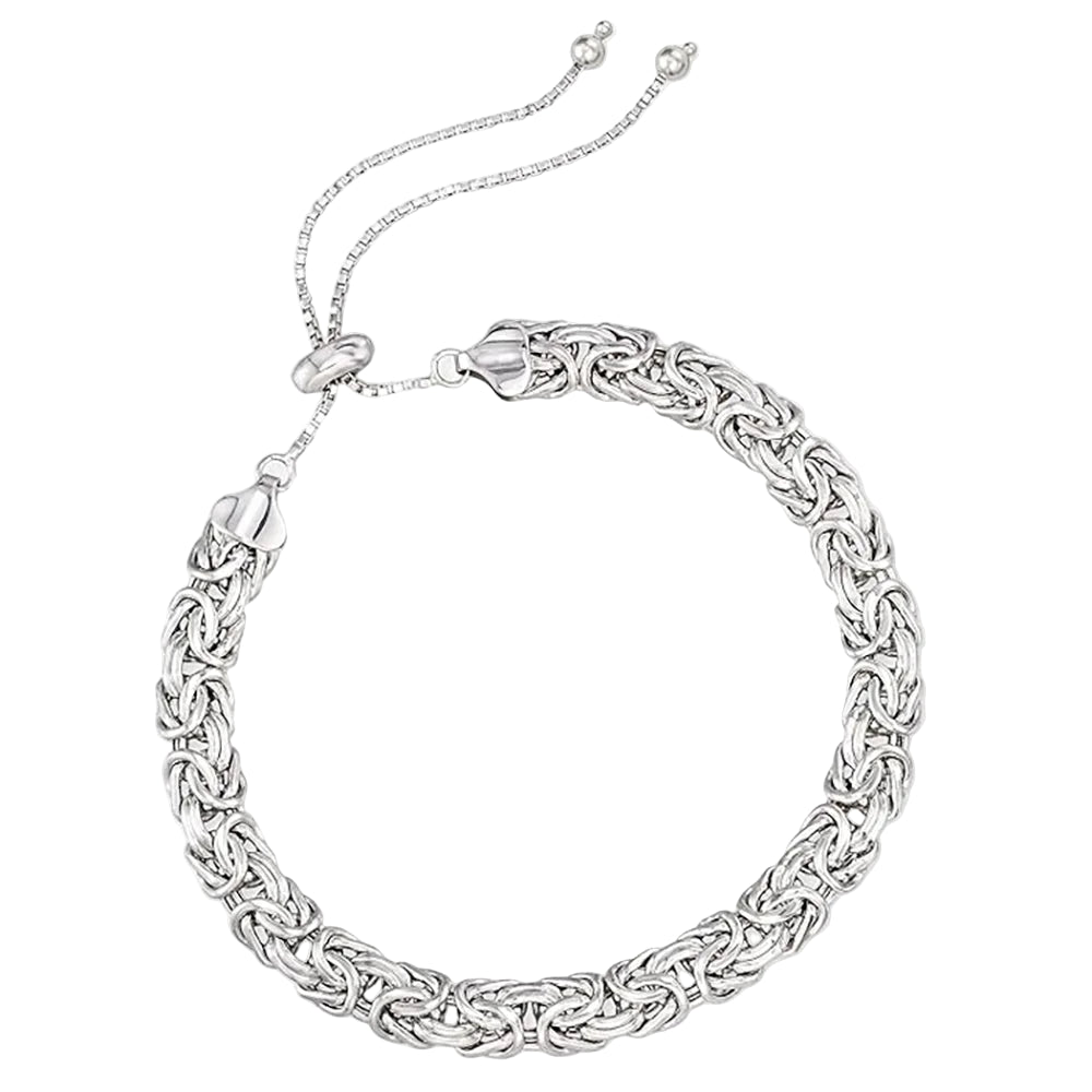 Byzantine Majesty Bracelet!!! New S925 Sterling Silver Byzantine Emperor Chain Bracelet for Men Or Women