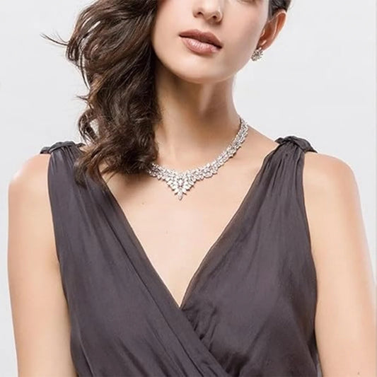 925 Silver. Floral Elegant Set, Indulge your Desires with Style.