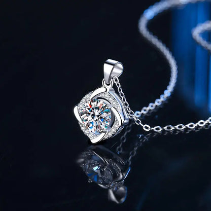 Eternal Sparkle Pendant!!! 925 Sterling Silver Necklace