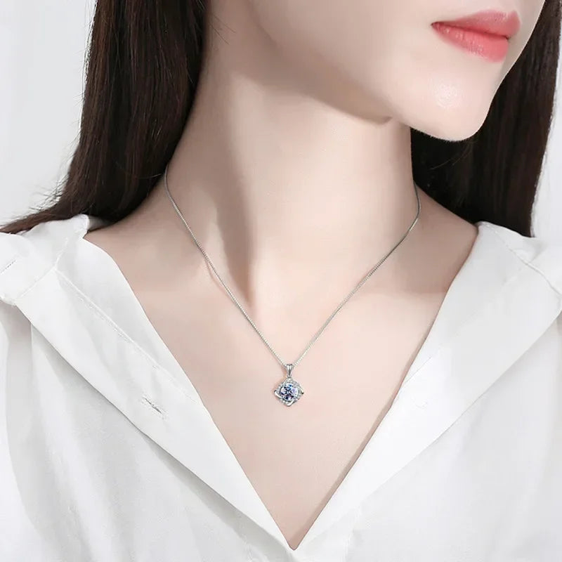 Eternal Sparkle Pendant!!! 925 Sterling Silver Necklace