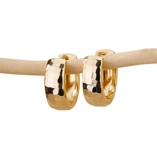 Chic Gold Twist Hoops!!! Stainless Steel Silver Color Earrings