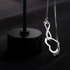 925 Sterling Silver Eternal Heartbeat Bracelet..