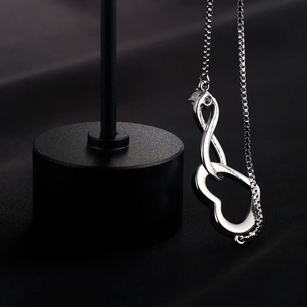 925 Sterling Silver Eternal Heartbeat Bracelet..